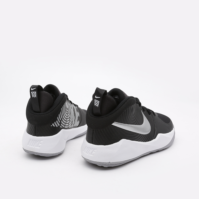 женские черные кроссовки Nike Team Hustle D 9 GS AQ4224-001 - цена, описание, фото 4